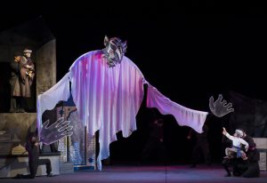 ランプの魔人ブダールと主人公アミン