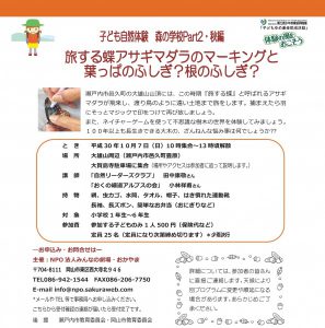 新森の学校　秋編2018最終版