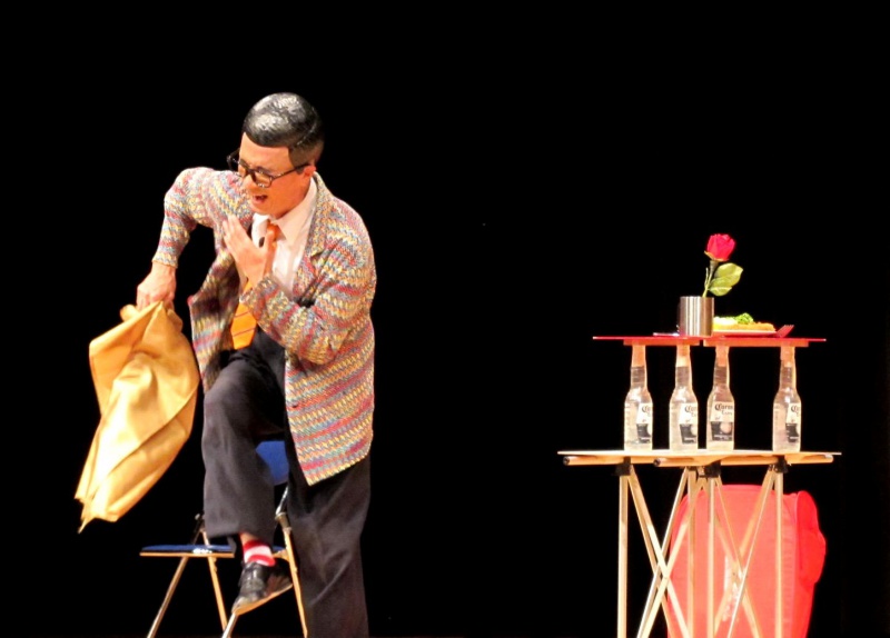 大成功！これがチャーリー山本のキメのポーズですよ。