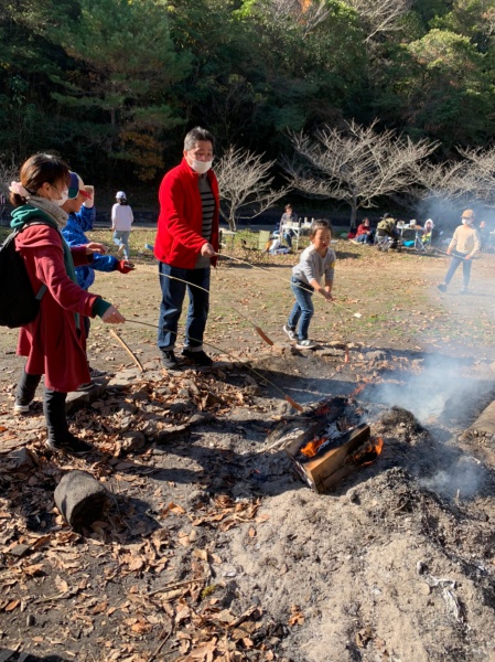 マシュマロとソーセージ