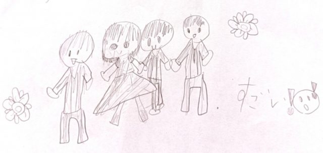 4人の特徴をよくとらえていてビックリ!(ちはる/7さい)