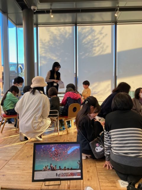 ◆ワークショップ2種類 ＊おりがみ ＊はぎれでヘアゴムづくり