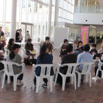 演劇概論 ギャラリーも聞き入る