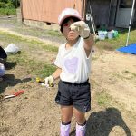 みみずがいたよー